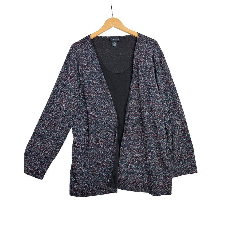 Maggie Barnes Multicolor Long Sleeve Blouse size 2X